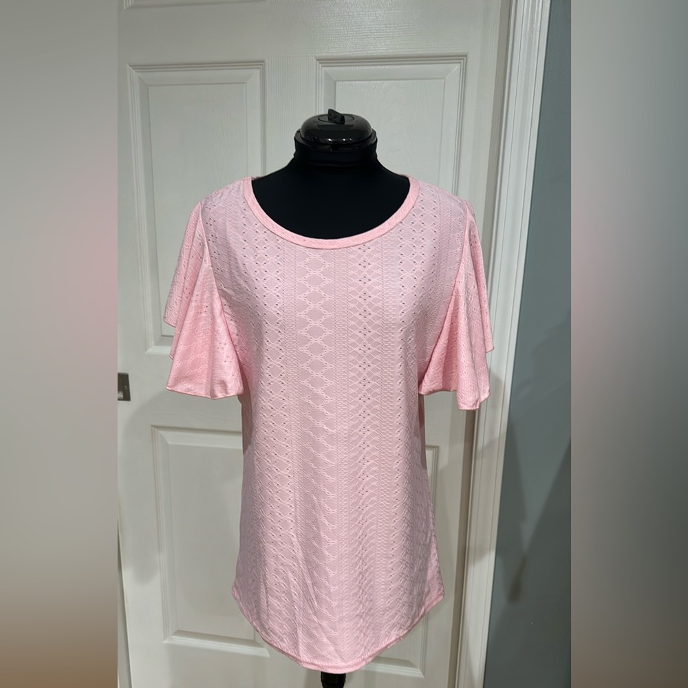 NEW NASH GREY Pink Dress Top Women's Size Small